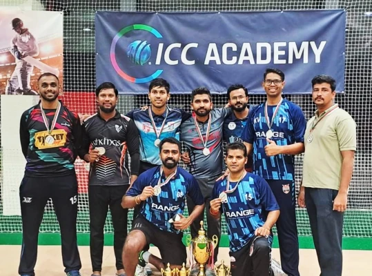 Runners-up at ICC Cricket Academy12