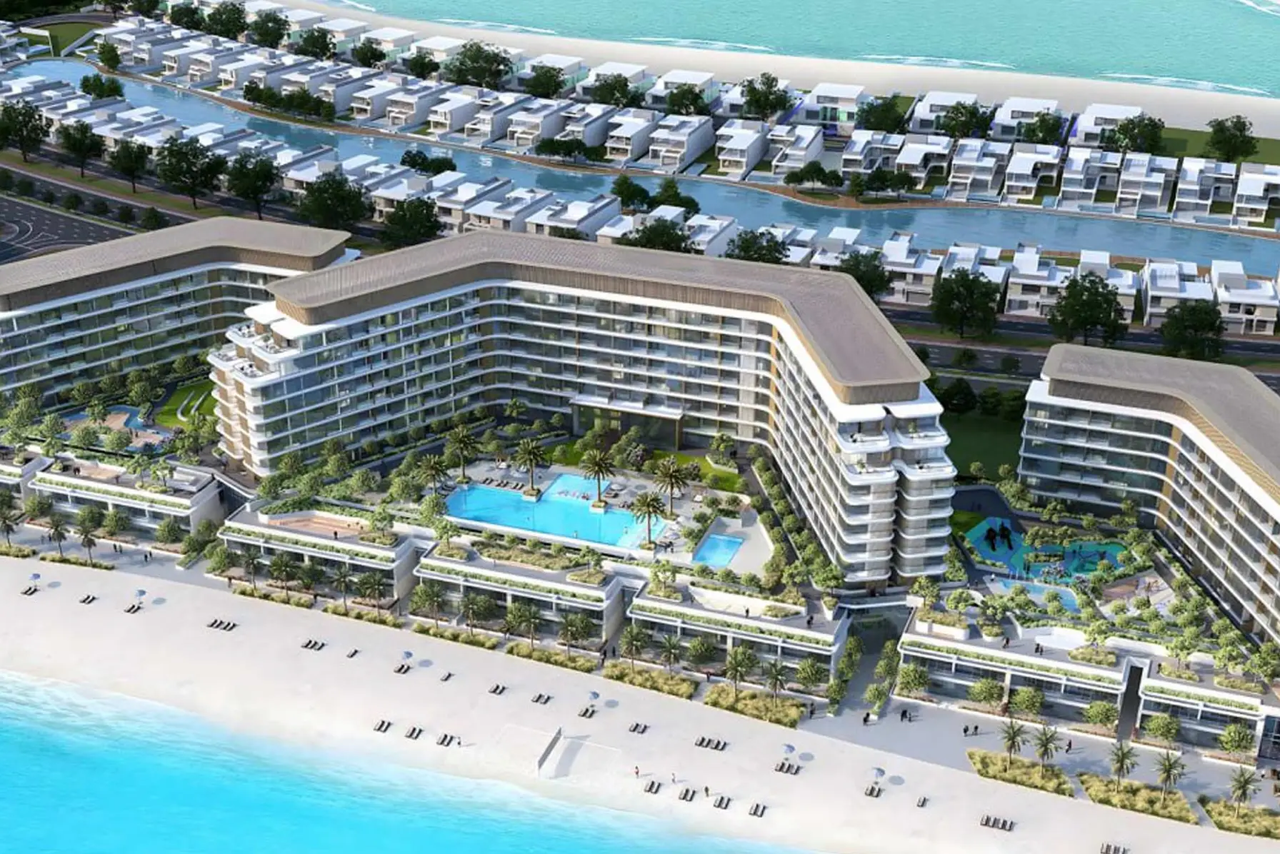 Coraline Beach Residences at Siniya Island, developed by Sobha Group