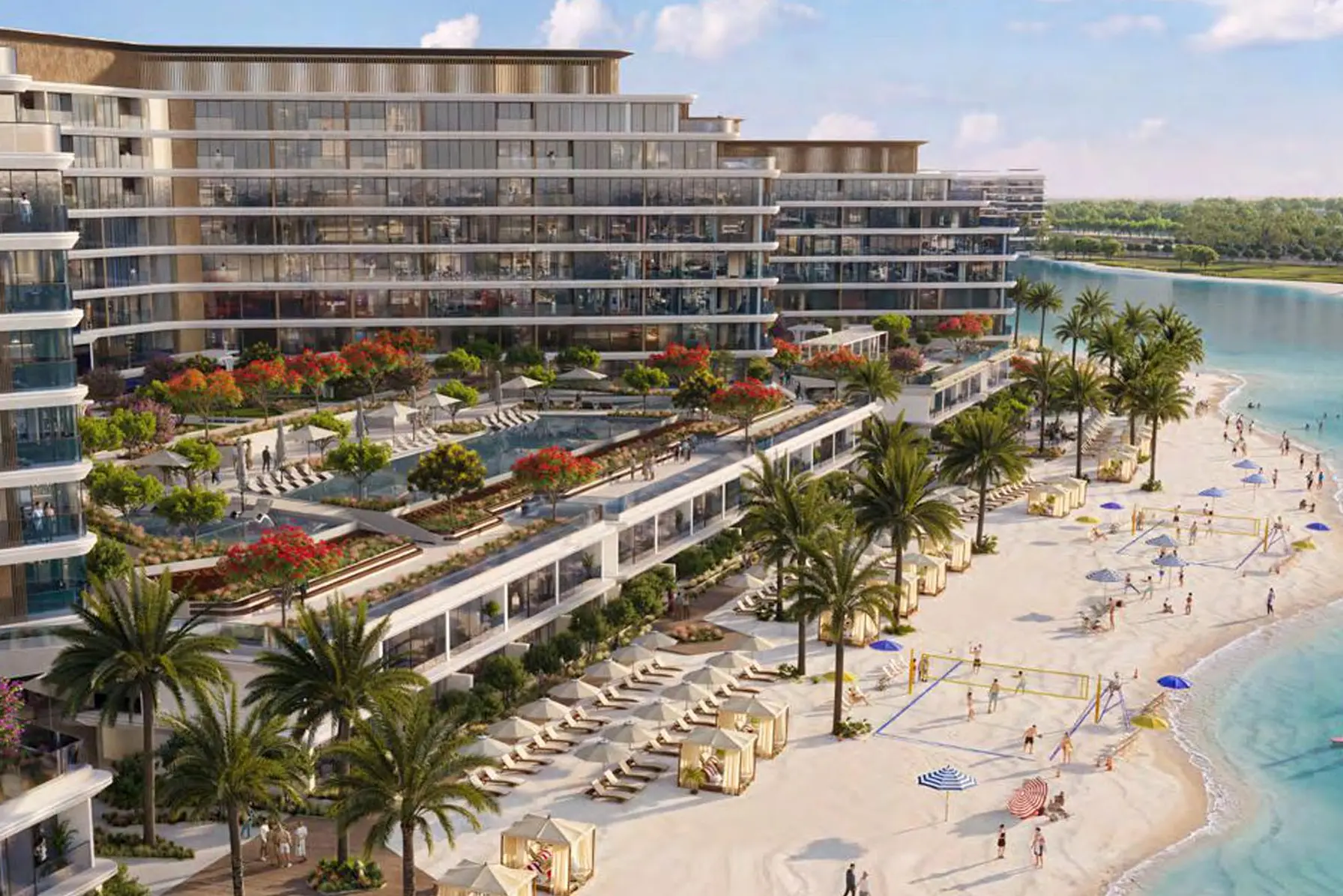 Coraline Beach Residences at Siniya Island, developed by Sobha Group