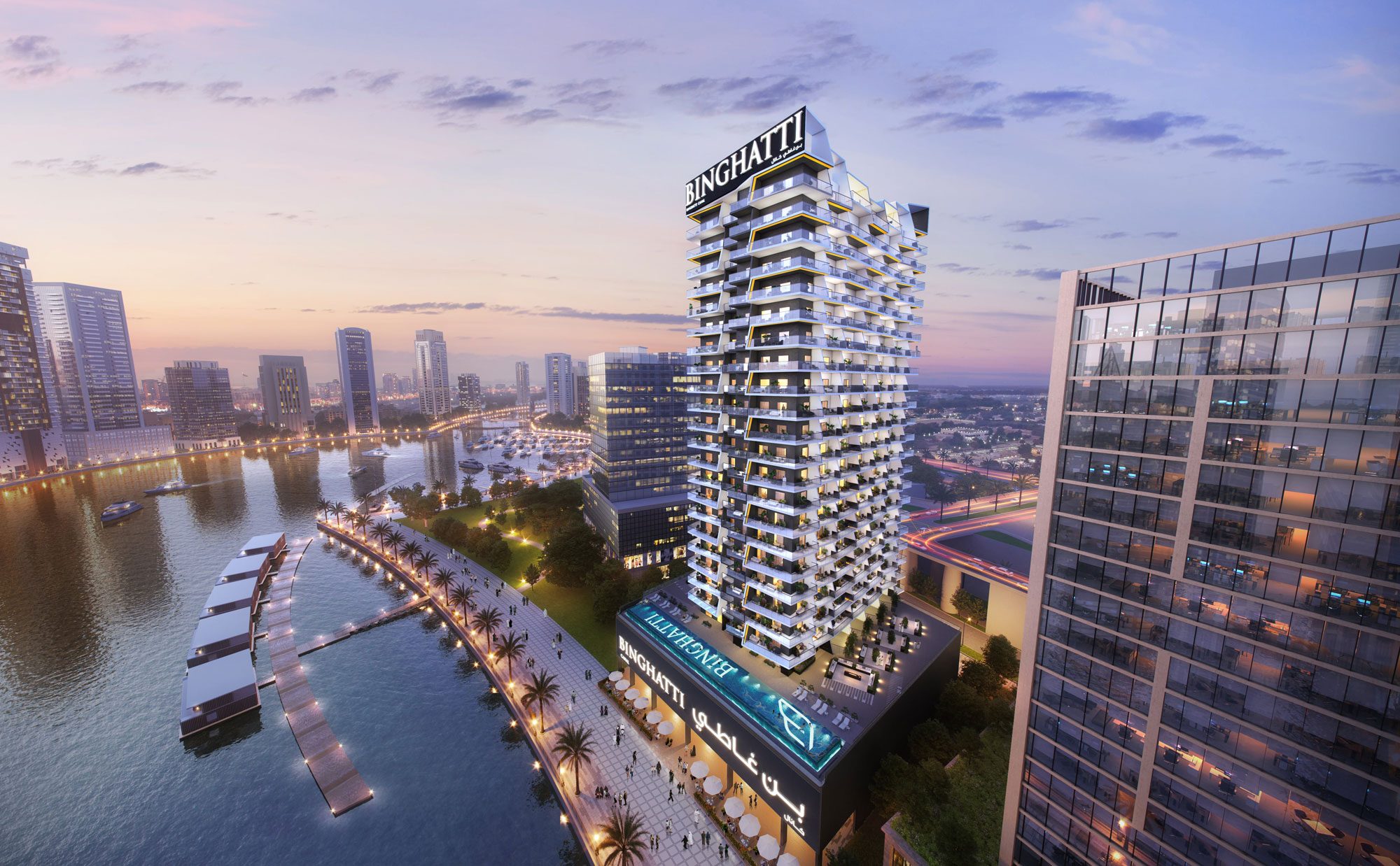 Binghatti Canal, a recently unveiled residential venture by Binghatti Developers