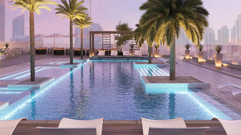 Jade Tower by Tiger Properties, nestled in Majan, Dubailand