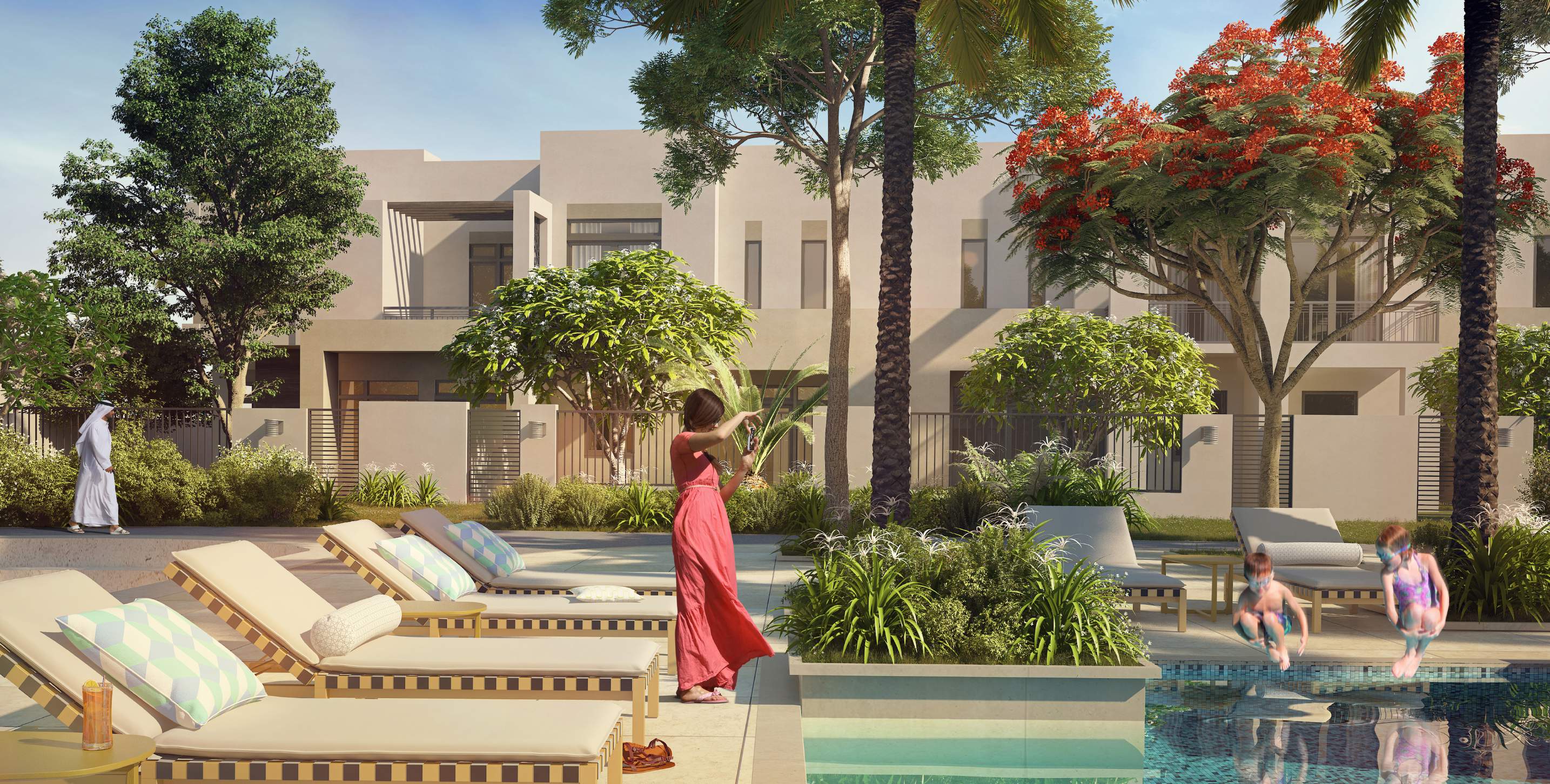 Safi Townhouses in Town Square Dubai