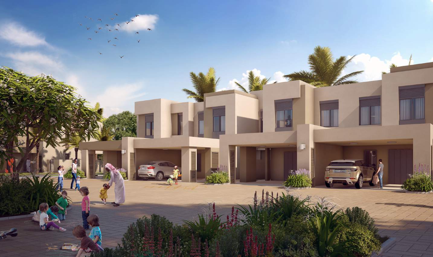 Safi Townhouses in Town Square Dubai