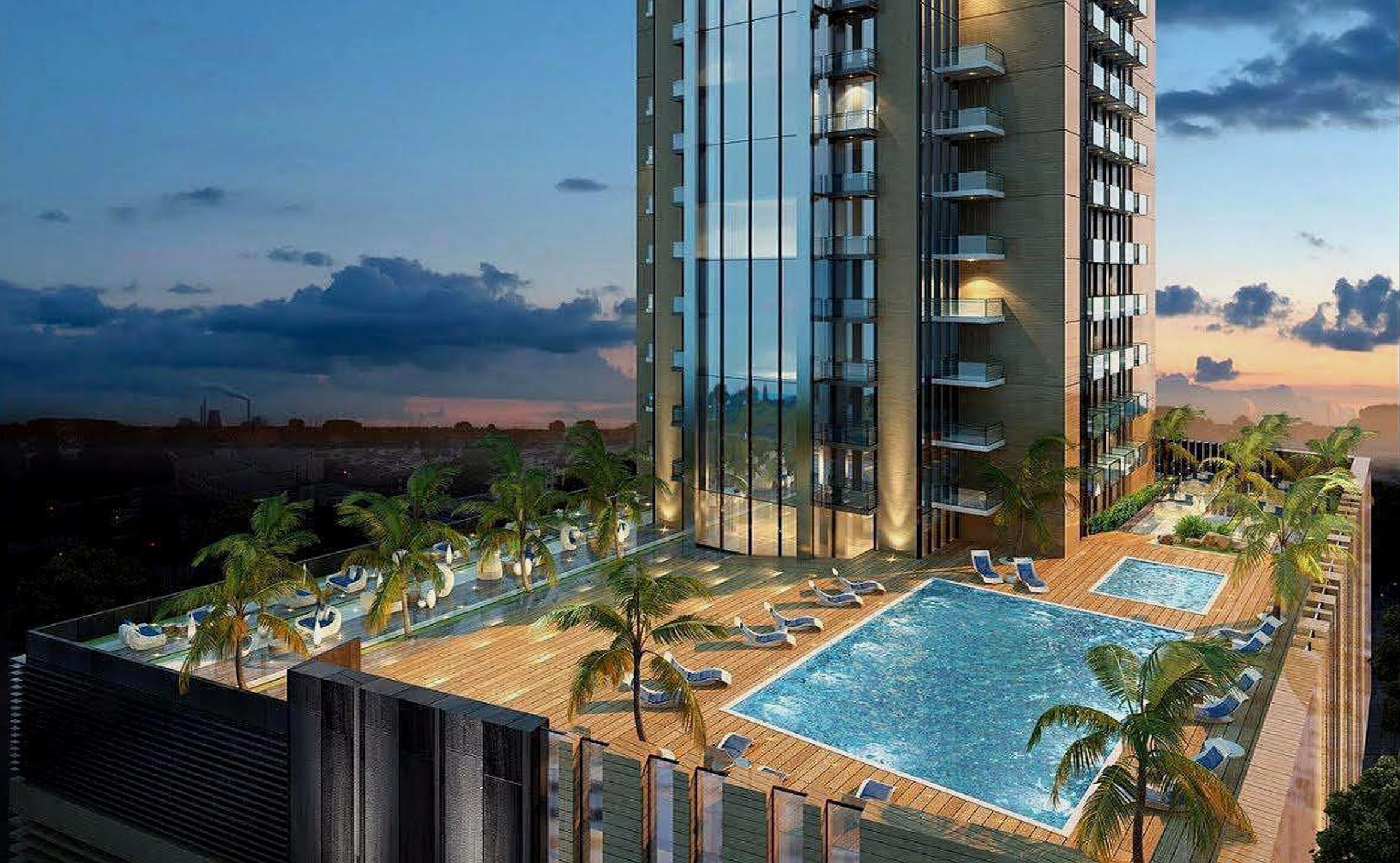 The Square Tower at JVC by Tiger Group