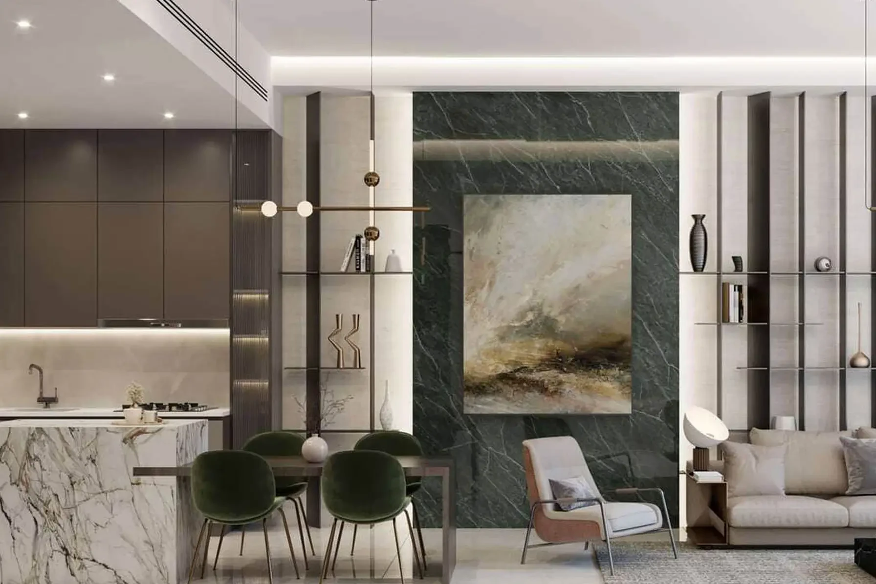 Modern 1-bedroom + pool apartment for sale in Samana Park Meadows