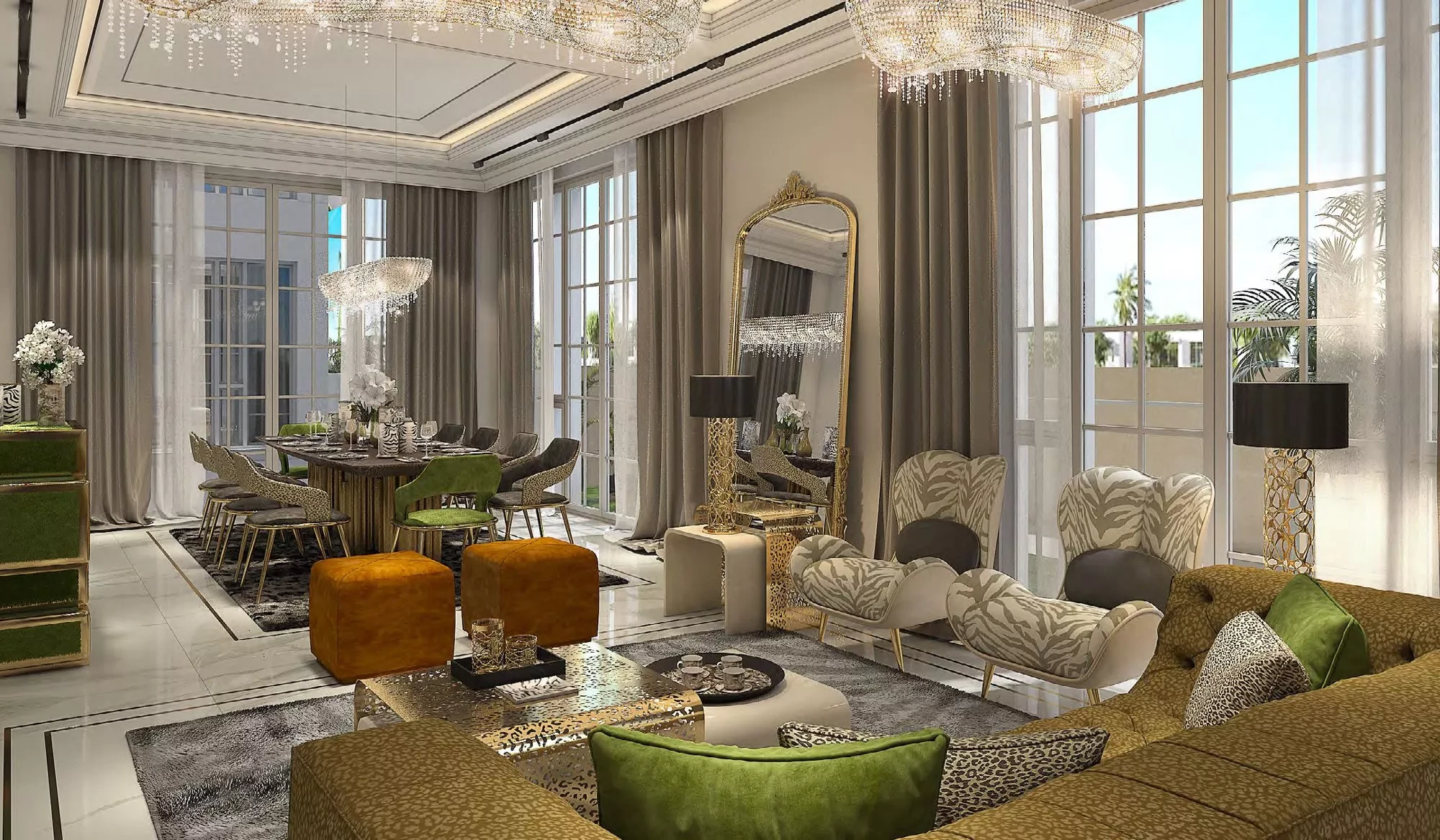 Spacious 6 BR Villa for sale in Cavalli Estates, Damac Hills