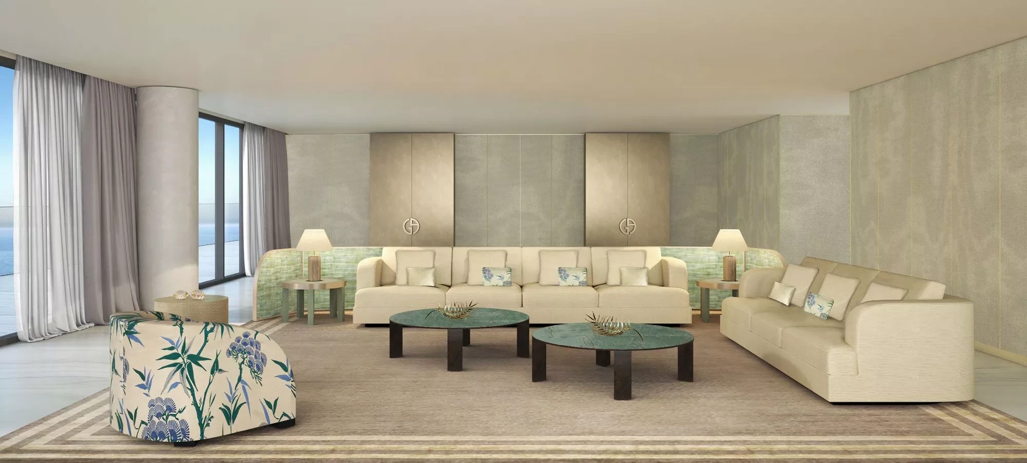Modern 2-bedroom apartment for sale in Armani Beach Residences