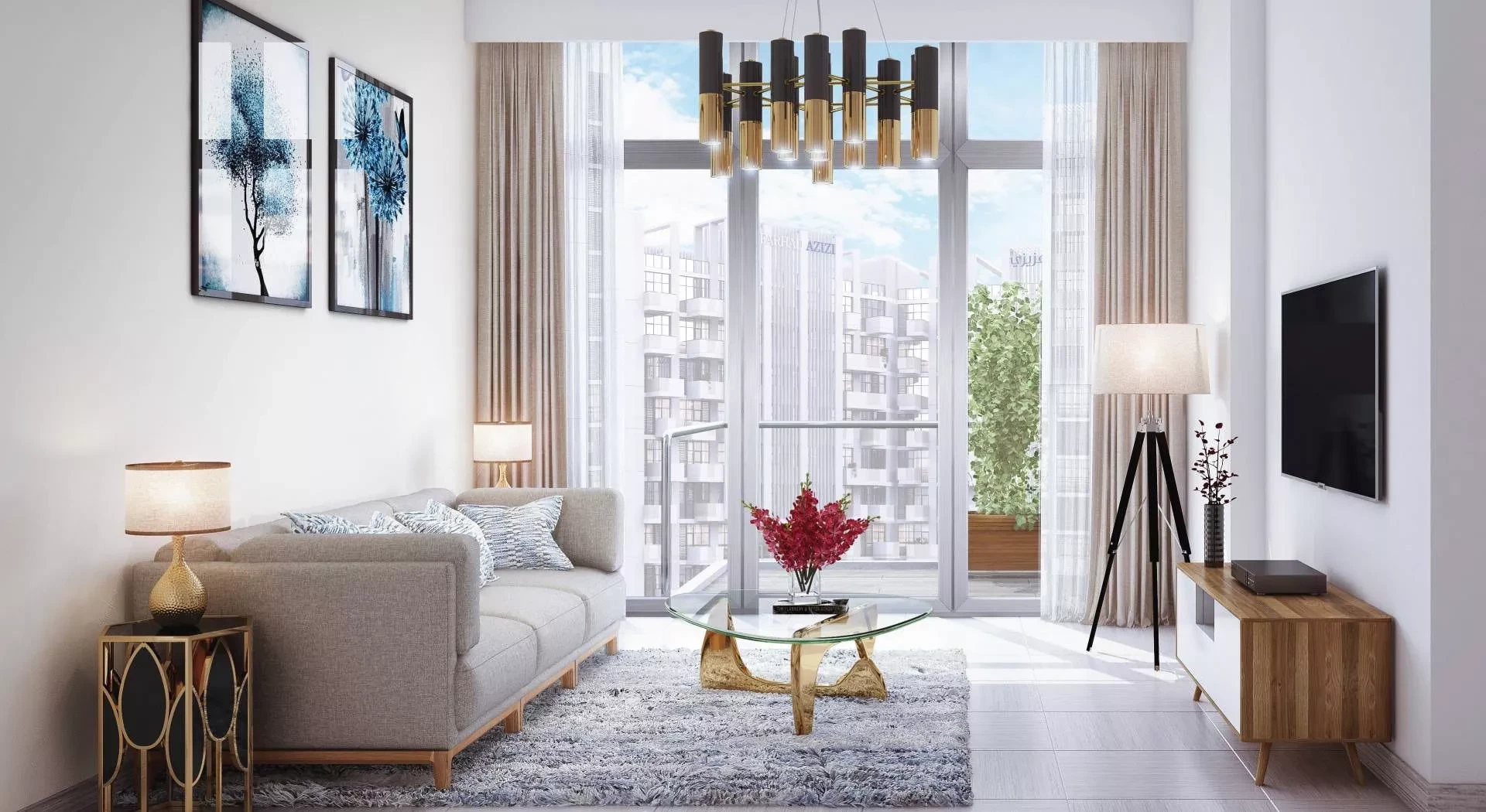 Sophisticated Studio apartment for sale in Azizi Fawad
