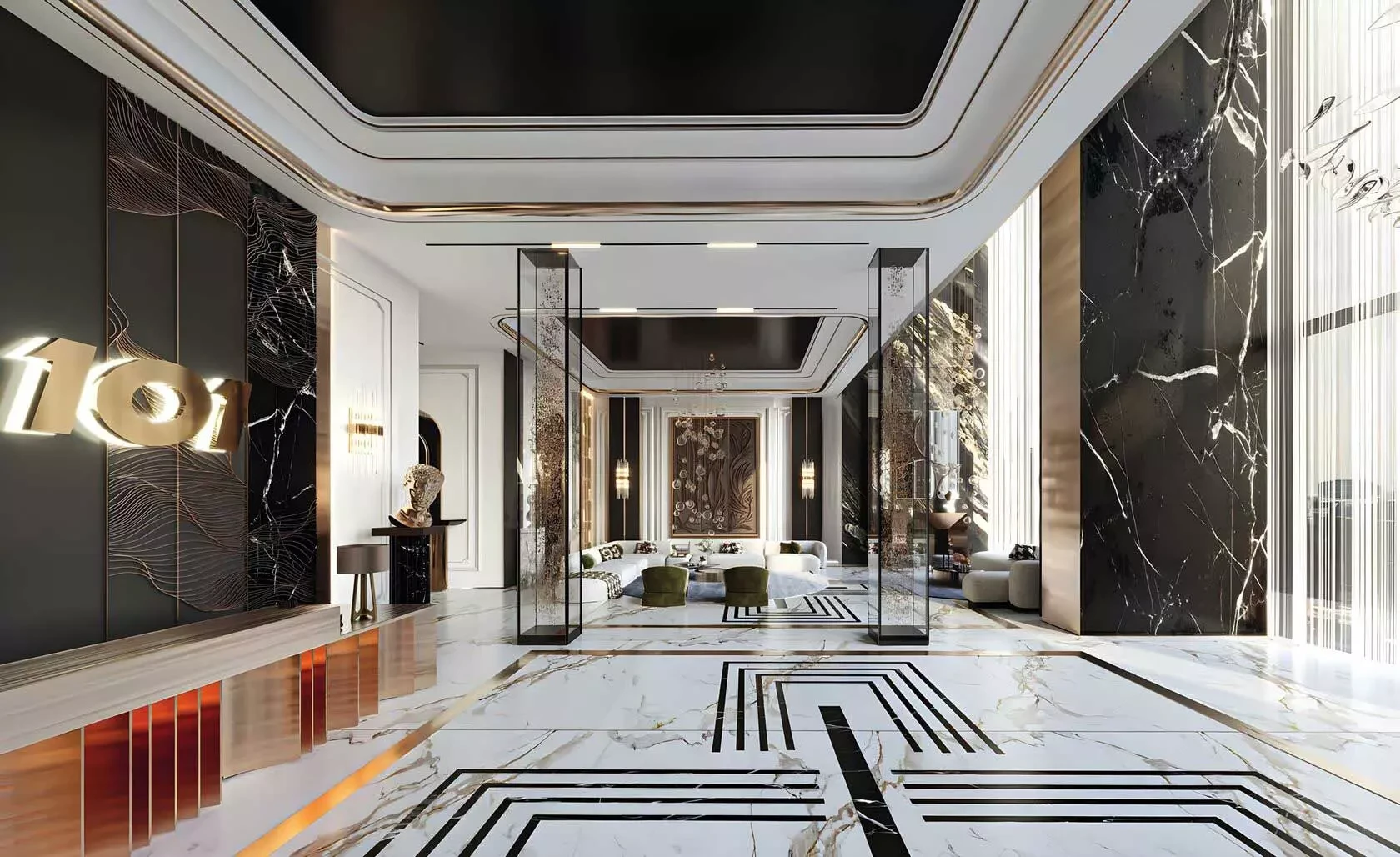 Luxurious 3-bedroom + pool apartment for sale in BAYZ 101