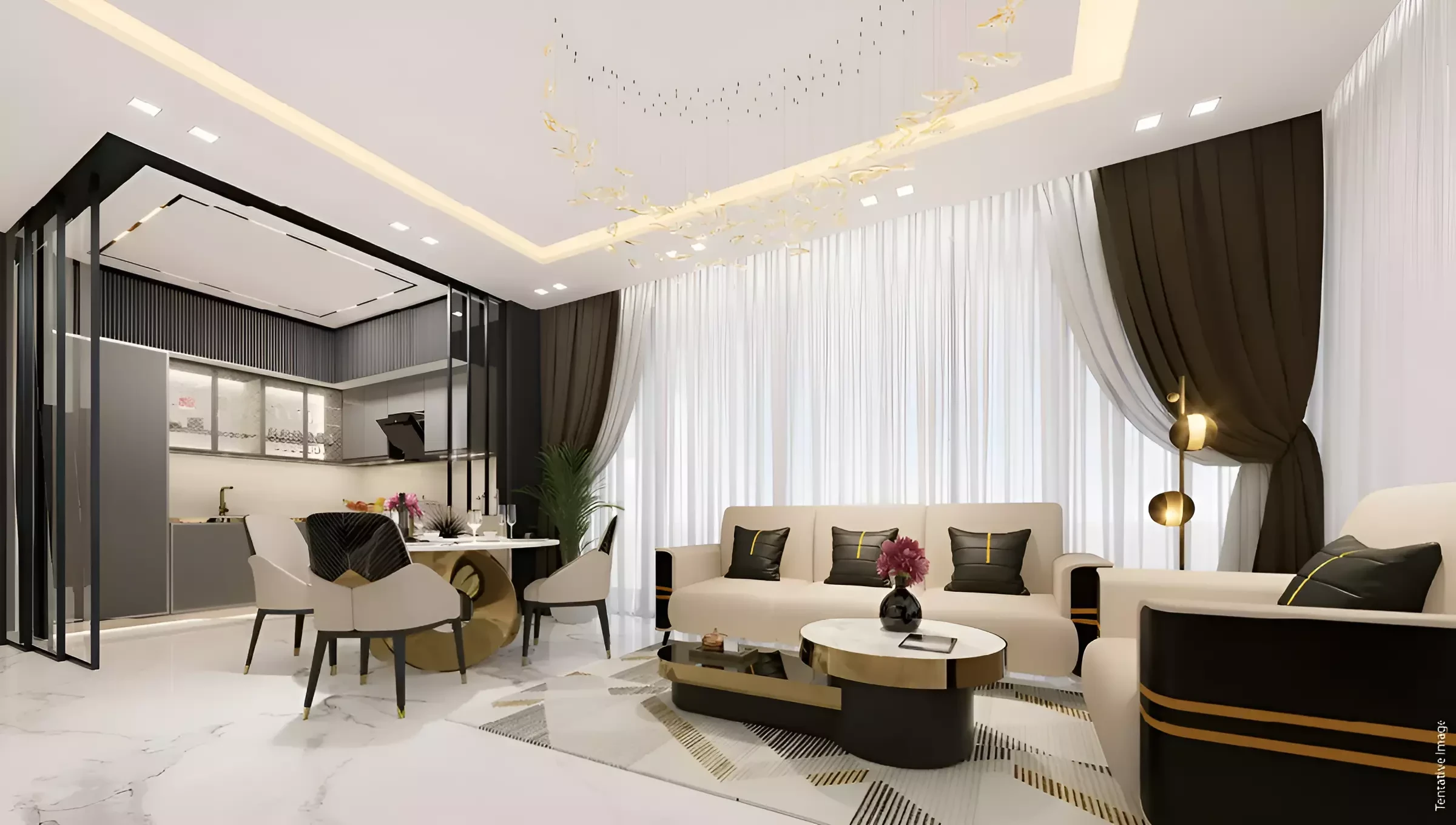 Stylish studio apartment for sale in Danube Oasiz