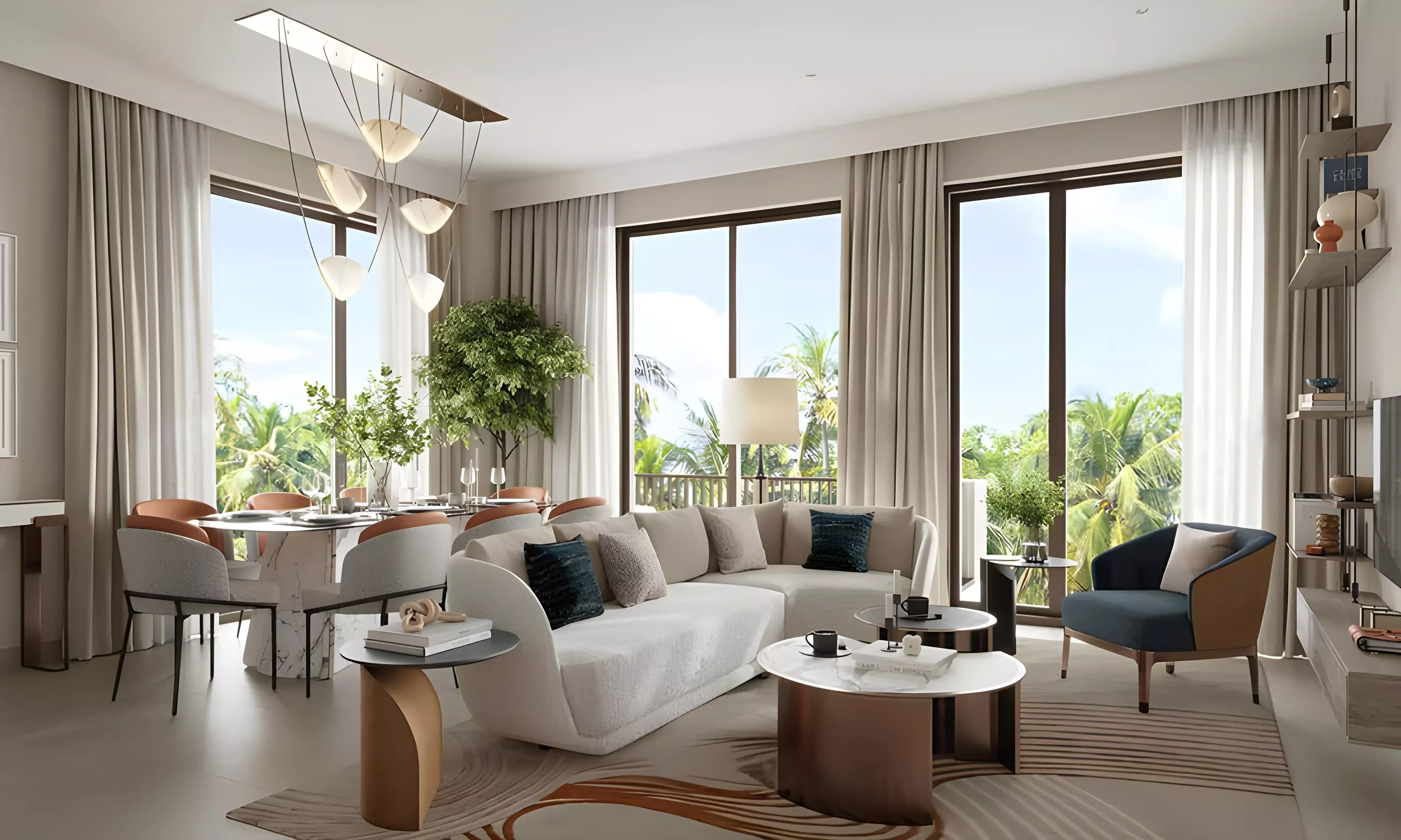 Luxurious 3-bedroom apartment for sale in Emaar Mangrove