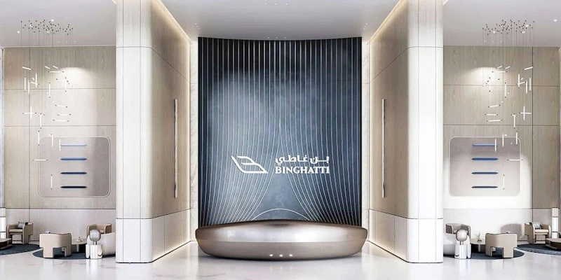 Exclusive studio apartment in Binghatti Skyrise